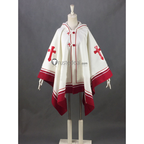Sword Art Online Asuna White Cloak Cape Cosplay Costume