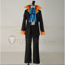 One Piece Brook Black Cosplay Costume