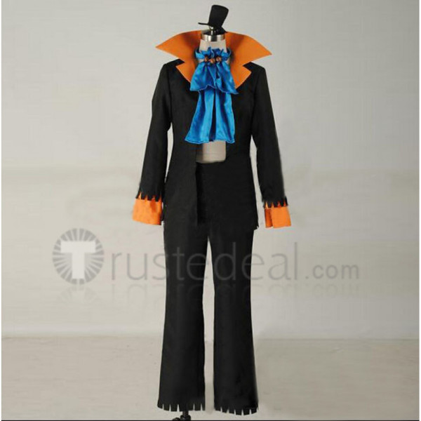 One Piece Brook Black Cosplay Costume