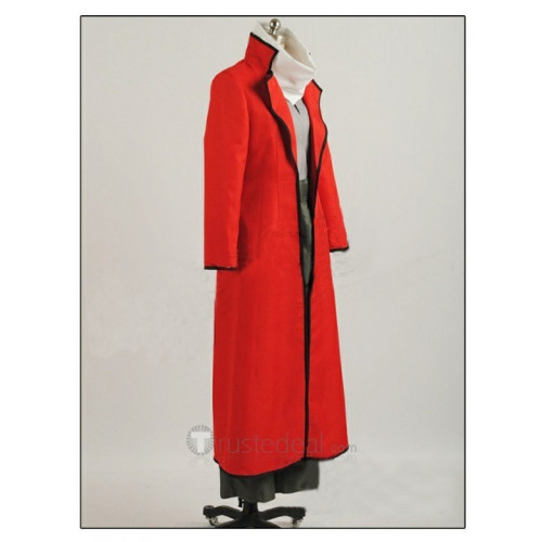 Gintama Silver Soul Sakamoto Tatsuma Red Cosplay Costume