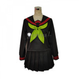 Kimetsu no Yaiba Demon Slayer Nezuko Kamado Makomo School Acedemy Uniform Cosplay Costumes