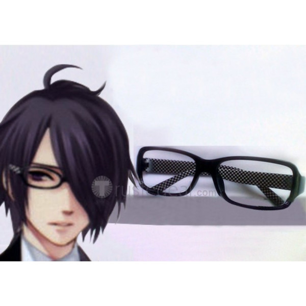 Brothers Conflict Asahina Azusa Black Grid Glasses