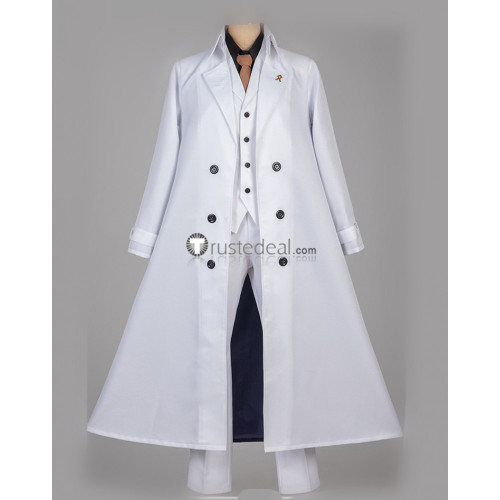 Bungou Stray Dogs Dead Apple Osamu Dazai White Cosplay Costume