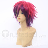 No Game No Life Sora Pink Purple Cosplay Wig