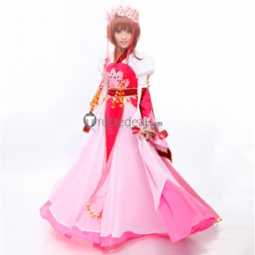 Tsubasa Reservoir Chronicle Princess Tsubasa of Clow Pink Cosplay Costume