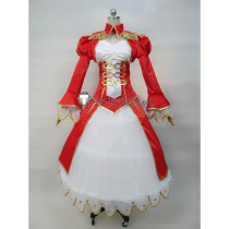 Fate/EXTRA Last Encore Saber Nero Red Cosplay Costume