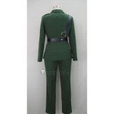 Axis Powers Hetalia England Arthur Military Green Cosplay Costume