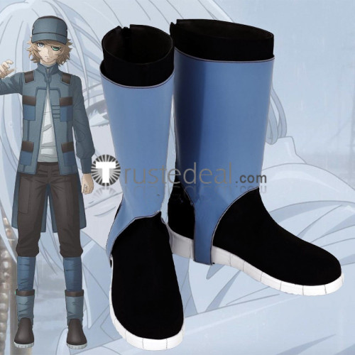 Akudama Drive The Cutthroat Swindler Hacker Cosplay Shoes Boots