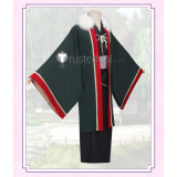 Kakuriyo Bed and Breakfast for Spirits Odanna Black Red Kimono Cosplay Costume