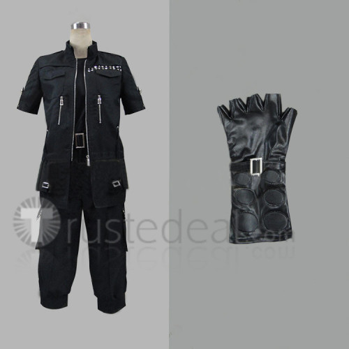 Final Fantasy XV 15 Noctis Lucis Caelum Black Cosplay Costume