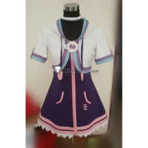 Hyperdimension Neptunia Planeptune Neptune White Purple Cosplay Costume