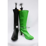 Kim Possible Shego Blak Green Cosplay Shoes Boots