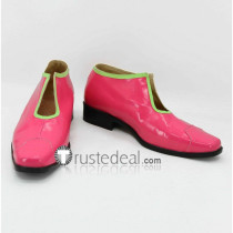 Jojo no Kimyou na Bouken Vento Aureo  Pannacotta Fugo Pink Cosplay Shoes
