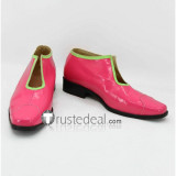 Jojo's Bizarre Adventure Pannacotta Fugo Pink Cosplay Shoes Boots