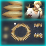 Fate Stay Night Archer Gilgamesh Golden Cosplay Necklace Bracelets Props Accessories