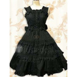 Cotton Sleeveless Frills Lolita Dress(CX526)