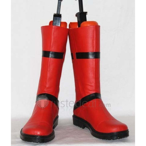 Masked Rider Kamen Rider W Philip Red Cosplay Boots Shoes