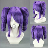 Bleach Shunsui Zanpakuto Katen Kyokotsu Purple Ponytails Cosplay Wig