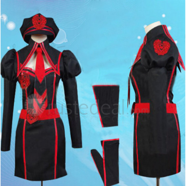 Vocaloid Meiko Philosophia Red Black Cosplay Costume