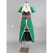 Sword Art Online Leafa Green Cosplay Costume