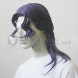 Code Geass Bismarck Waldstein Long Purple Cosplay Wig