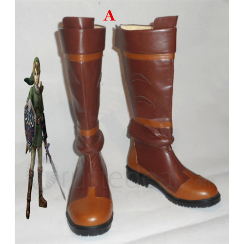 The Legend of Zelda Twilight Princess and Link Cosplay Boots Shoes