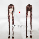 Wadanohara and the Great Blue Sea Wadanohara Long Brown Braids Cosplay Wig