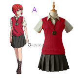 The Ancient Magus' Bride Chise Hatori Red Green Cosplay Costume