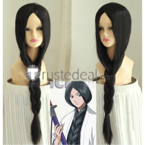 Bleach Unohana Retsu Black Cosplay Wig