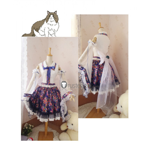 Touhou Project Sanae Kochiya Lolita Cosplay Costume