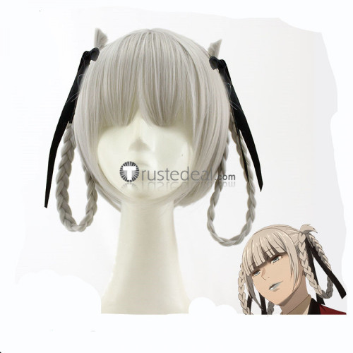 Kakegurui Kirari Momobami Gray Cosplay Wigs