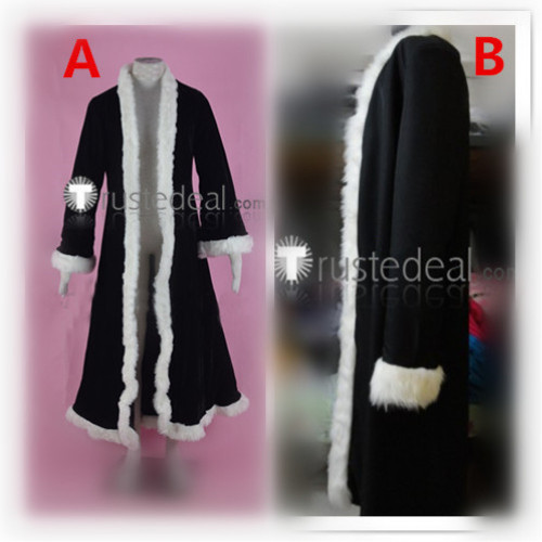 Fairy Tail Laxus Dreyar Black Coat Cosplay Costumes