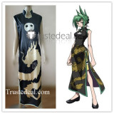 Shaman King Tao Jun Black Cheongsam Cosplay Costume