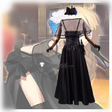 Fate Grand Order FGO 2017 Jeanne d'Arc Black Gown Cosplay Costume