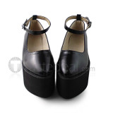 High Platform Black Lolita Shoes