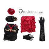 SINoALICE Cinderella Gunner Black Red Cosplay Costume