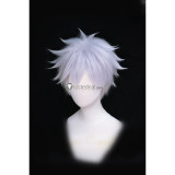 Jujutsu Kaisen Sorcery Fight Satoru Gojo Silver Purplish Cosplay Wigs