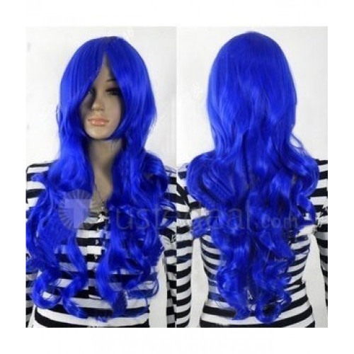 Saint Seiya Milo Blue Cosplay Wig