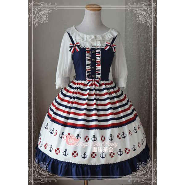 Magic Tea Party Blue Ocean Lolita Dress