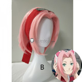 Naruto Sakura Haruno Movie and Anime Pink Cosplay Wig