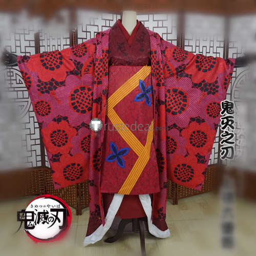 Kimetsu no Yaiba Demon Slayer Daki Warabihime Hotaru Haganezuka Kimono Cosplay Costumes