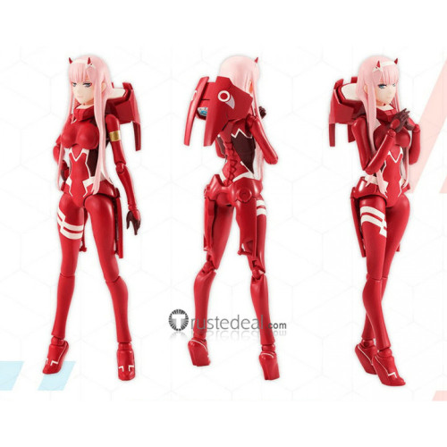 Darling in the Franxx Zero Two Code 002 Pilots Red Jumpsuit Bodysuit Cosplay Costume2