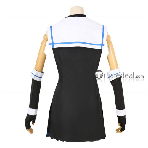 Kantai Collection Kawakaze Black White Sailor Uniform Cosplay Costume