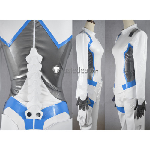 Darling in the Franxx Ichigo Code 015 Pilots Battle White Jumpsuit Bodysuit Cosplay Costume