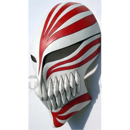 Bleach Ichigo Kurosaki Hallow Cosplay Wood Mask Props