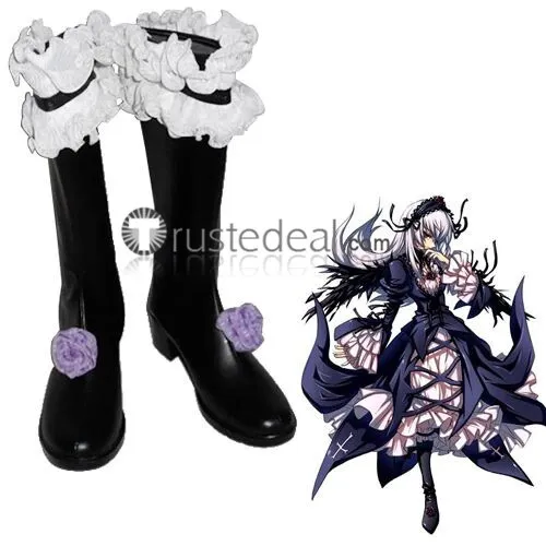 Rozen Maiden Suiginto Kirakishou Barasuishou Hinaichigo White Purple Black Red Cosplay Shoes Boots