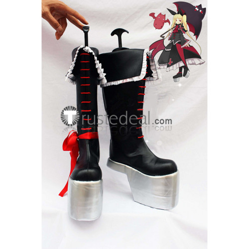 BLAZBLUE Rachel Alucard Black Cosplay Shoes Boots