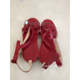 Fairy Tail Levy McGarden Red Cosplay Shoes