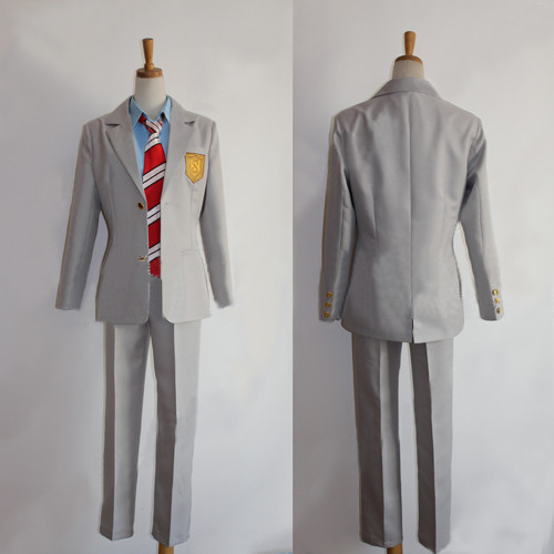 Your Lie in April Kousei Arima School Boy Uniform Cosplay Costume