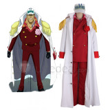 One Piece Sakazuki Akainu Doberman Sengoku Marine Cosplay Costumes